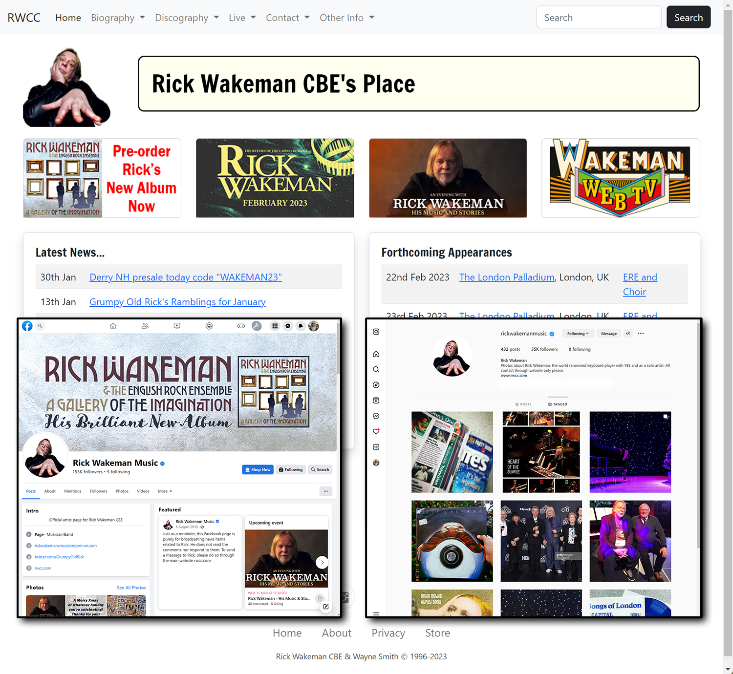 Rick Wakeman's Website
